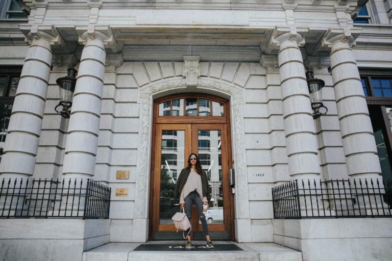 Olive Green Sneakers Blush Tones for Fall by @discodaydream w